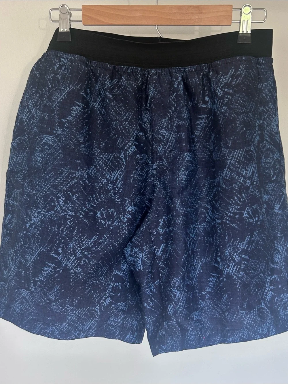 PrAna Mojo Shorts Men Sz M Blue Performance Gym Festival Hiking Beach Shorts